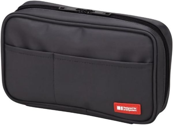 wholesale lihitlab zipper pen case, 7.9 Ã— 2 Ã— 4.7 inches, black (a7551-24) free samples