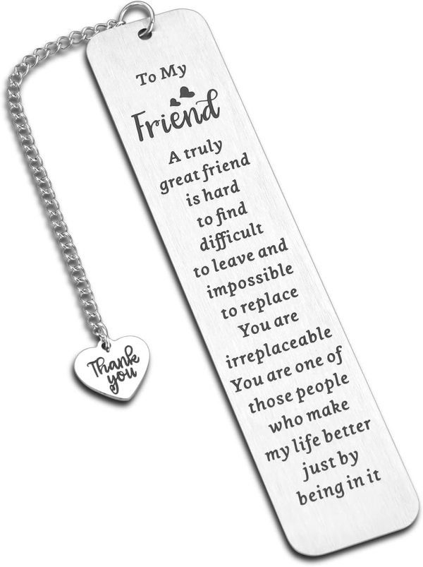 wholesale bookmark gifts for best friend friendship gift for women christmas stocking stuffers friends sentimental gifts for friend best friend birthday graduation gifts for women female friend gift ideas free samples