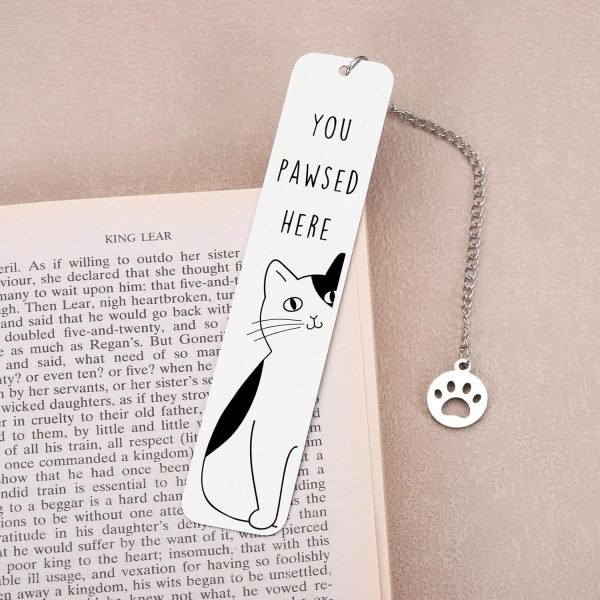 wholesale cat lover gifts for women men, cute bookmarks for women girls, funny cat gifts for friends coworkers, birthday gifts for cat lovers, reading accessories for book lovers, bookish gifts for book club free samples