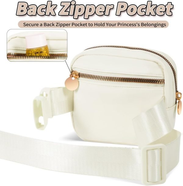 wholesale christmas stocking stuffers for teen girls kids daughter sister - birthday gifts for 2 3 4 5 6 7 8 9 10 11 year old girls,mini fanny pack cute crossbody bag belt bag trendy stuff - cream,a free samples