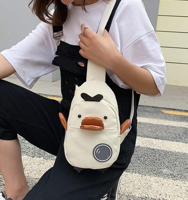 wholesale mingseecess women cute cartoon fanny pack 3d mini animal shaped chest bag crossbody shoulder bag for girls free samples