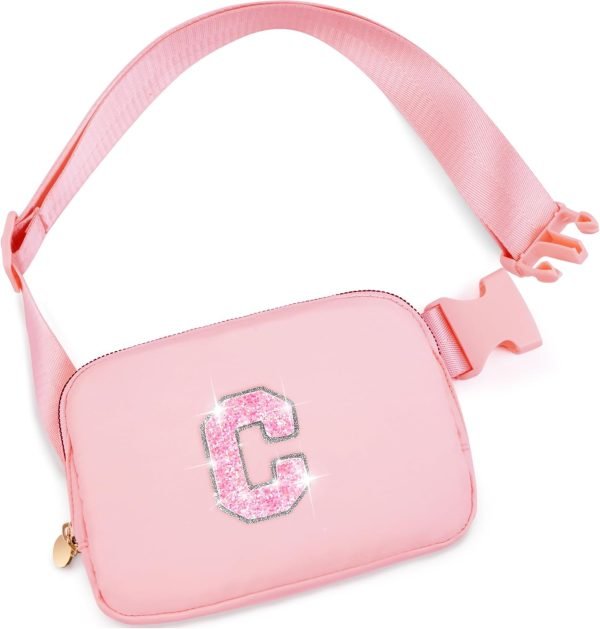 wholesale graduation gifts for girls teen,belt bag for women girls initial crossbody bag teens fanny pack purse,personalized accessories for preppy cute stuff gifts for teens | c,peach bag free samples