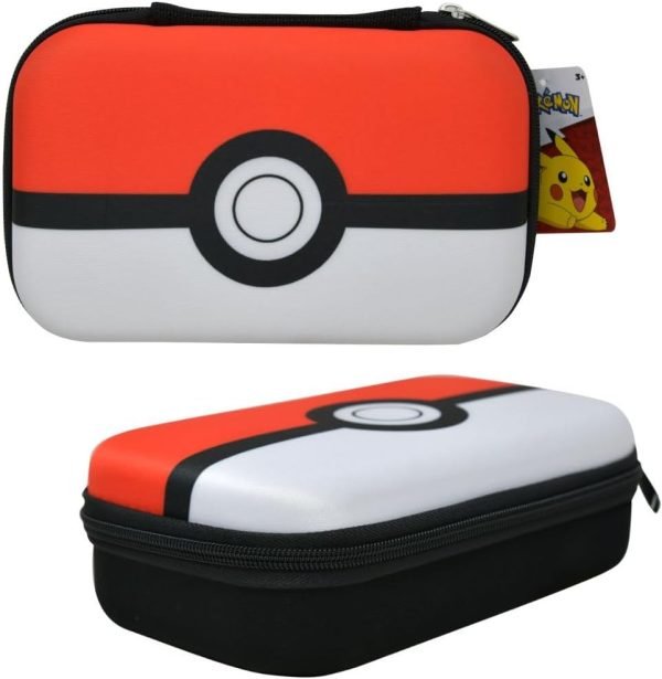 wholesale pokémon poké ball pencil case with zipper for kids free samples