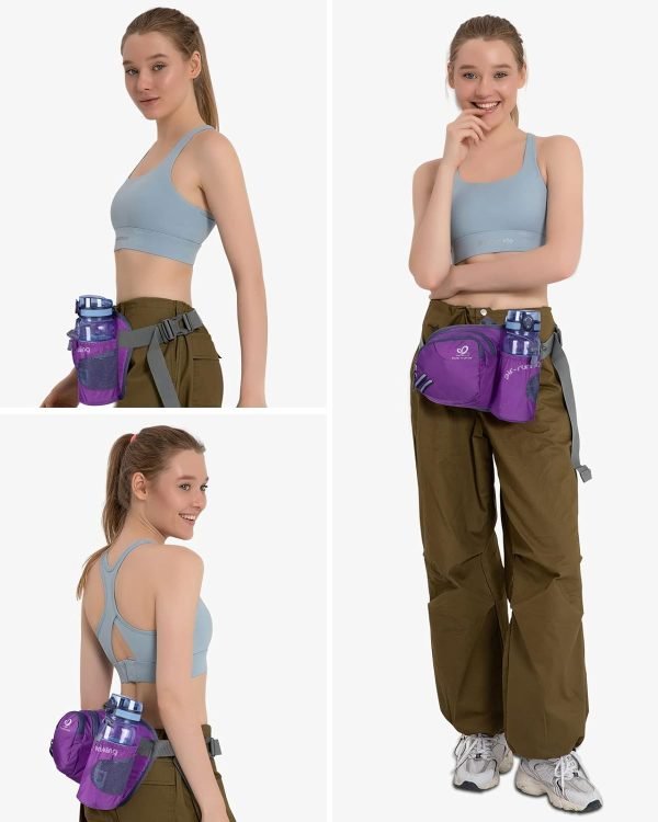 wholesale waterfly fanny pack waist bag: waist pack for women men with water bottle holder hiking fanny pack for running walking dogwalking travel cycling free samples