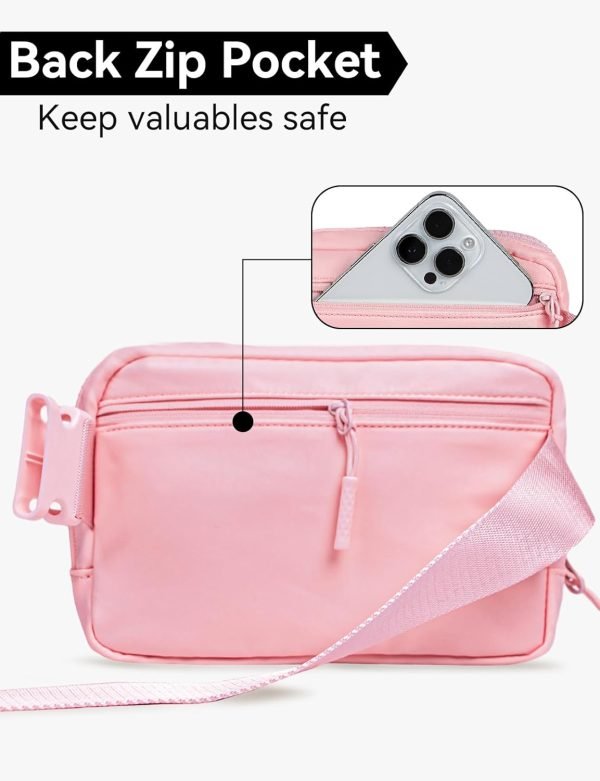 wholesale belt bag fanny pack for teen girl women - birthday gifts for 5 6 7 8 9 10 11 12 13 year old girls - initial crossbody bag preppy cute trendy stuff travel essentials - graduation gifts for her pink k free samples