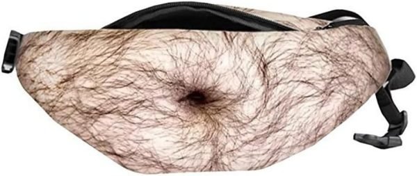 wholesale belly fanny pack funny white elephant gifts for men women gag gifts christmas gift exchange,dad bag fake beer belly waist pack unisex waist bag free samples