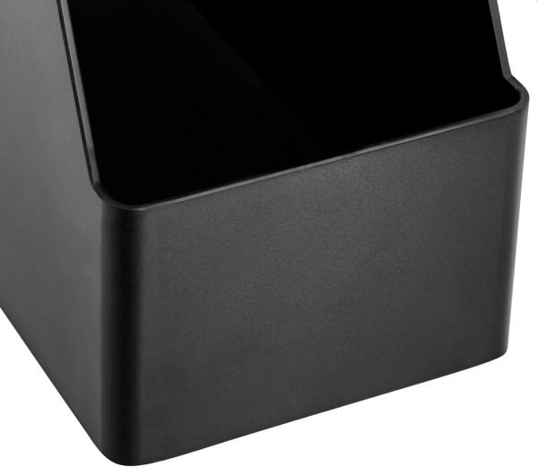 wholesale amazon basics plastic desk organizer - magazine rack, black, 2-pack free samples