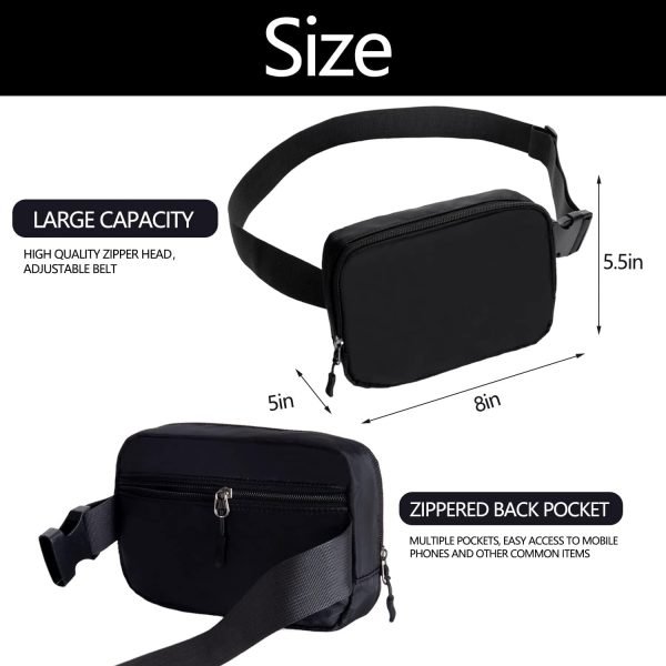 wholesale belt bag fanny pack crossbody bags for women everywhere belt bag (black) free samples