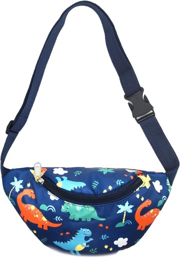 wholesale cute dinosaur kids fanny pack waist pack small belt bum bag crossbody purse waist pouch for toddler girls boys free samples