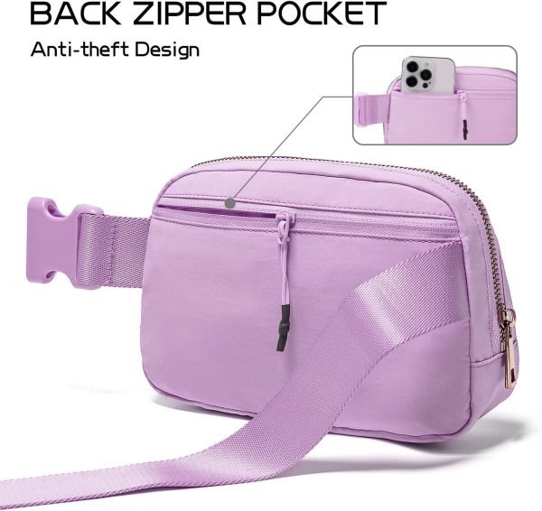 wholesale gitus gifts for 8 9 10 11 12 year old girls belt bag fanny pack crossbody bags with initial letter patch cute stuff birthday gifts for teen girls women personalized trend stuff (lavender-m) free samples