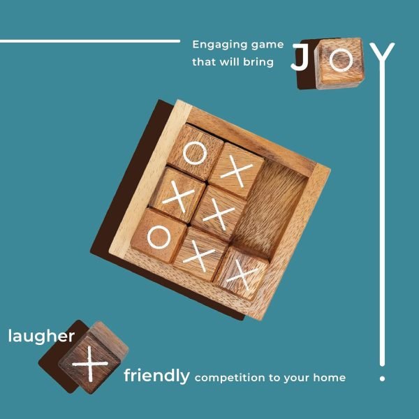 wholesale bsiri tic tac toe for kids and adults coffee table living room decor and desk decor family games night classic board games wood rustic for families size 4 inch free samples