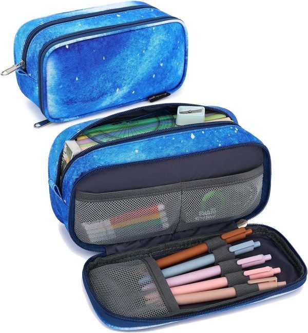 wholesale pencil cases for kids, large capacity pencil pouch, office college school marker organizer case pen for men women adult teens free samples