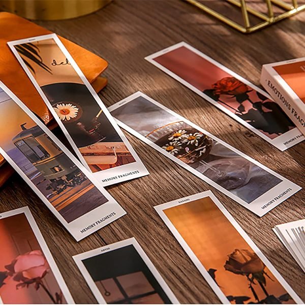 wholesale doraking 30pcs vintage mood scene theme paper bookmarks for book lovers, boxed bookmarks set (daily mood) free samples