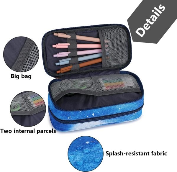 wholesale pencil cases for kids, large capacity pencil pouch, office college school marker organizer case pen for men women adult teens free samples