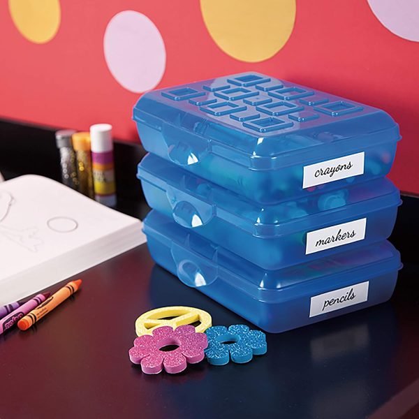 wholesale sterilite pencil box with splash tint lid (17224812),multicolor free samples