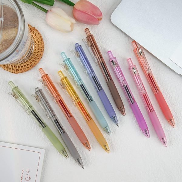 wholesale writech retractable gel pens quick dry ink pens fine point 0.5mm multicolor for journaling, drawing, doodling, and notetaking (multicolor) free samples