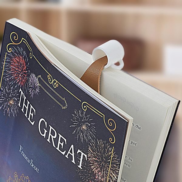 wholesale 3 pcs spilled coffee bookmarks, cute bookmarks, unique coffee lovers gifts, funny book decorations book stationary book lovers gifts for reading lover women men (white) free samples