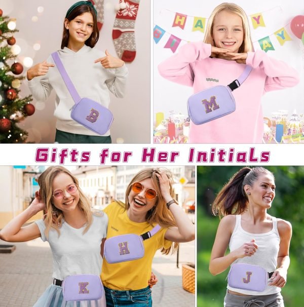 wholesale preppy belt bag teen girl gifts trendy stuff personalized initial letter travel essentials crossbody bags cute fanny waist pack birthday christmas graduation gifts for women girls (z) free samples