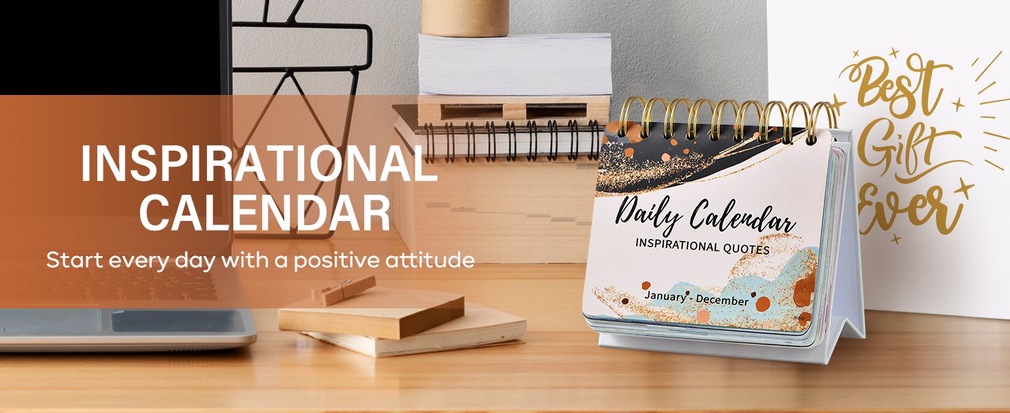 wholesale motivational calendar - daily flip calendar with inspirational quotes, 5.5