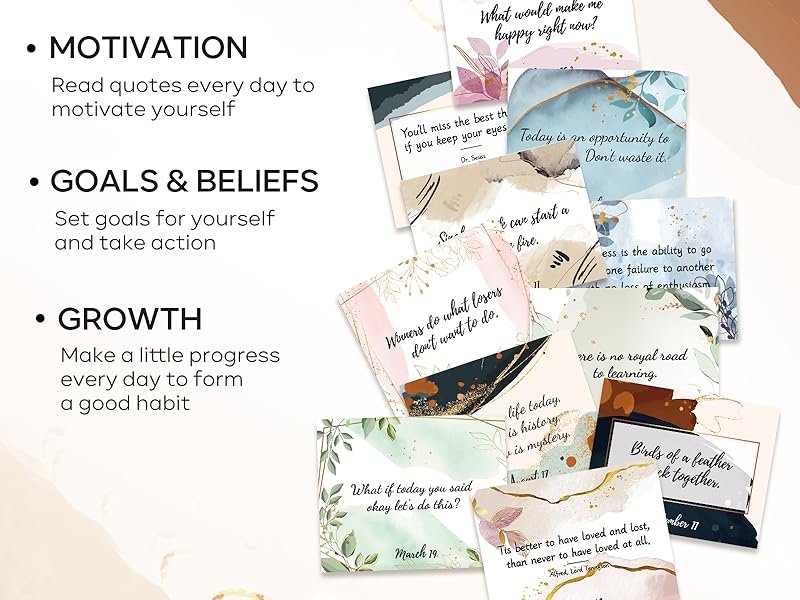 wholesale motivational calendar - daily flip calendar with inspirational quotes, 5.5